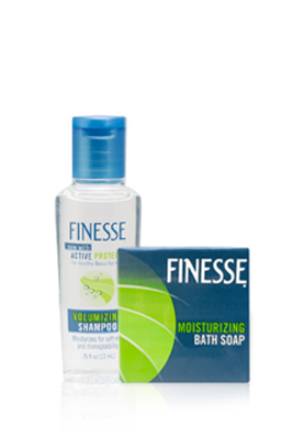 Finesse shampoo and soap