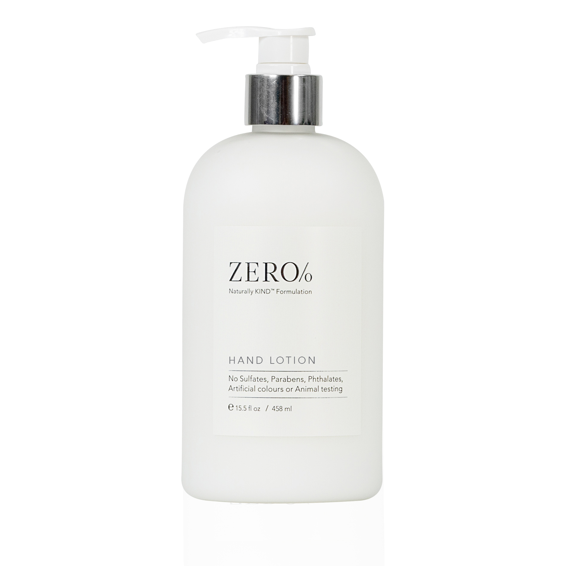 Zero Percent Hand Lotion retail size